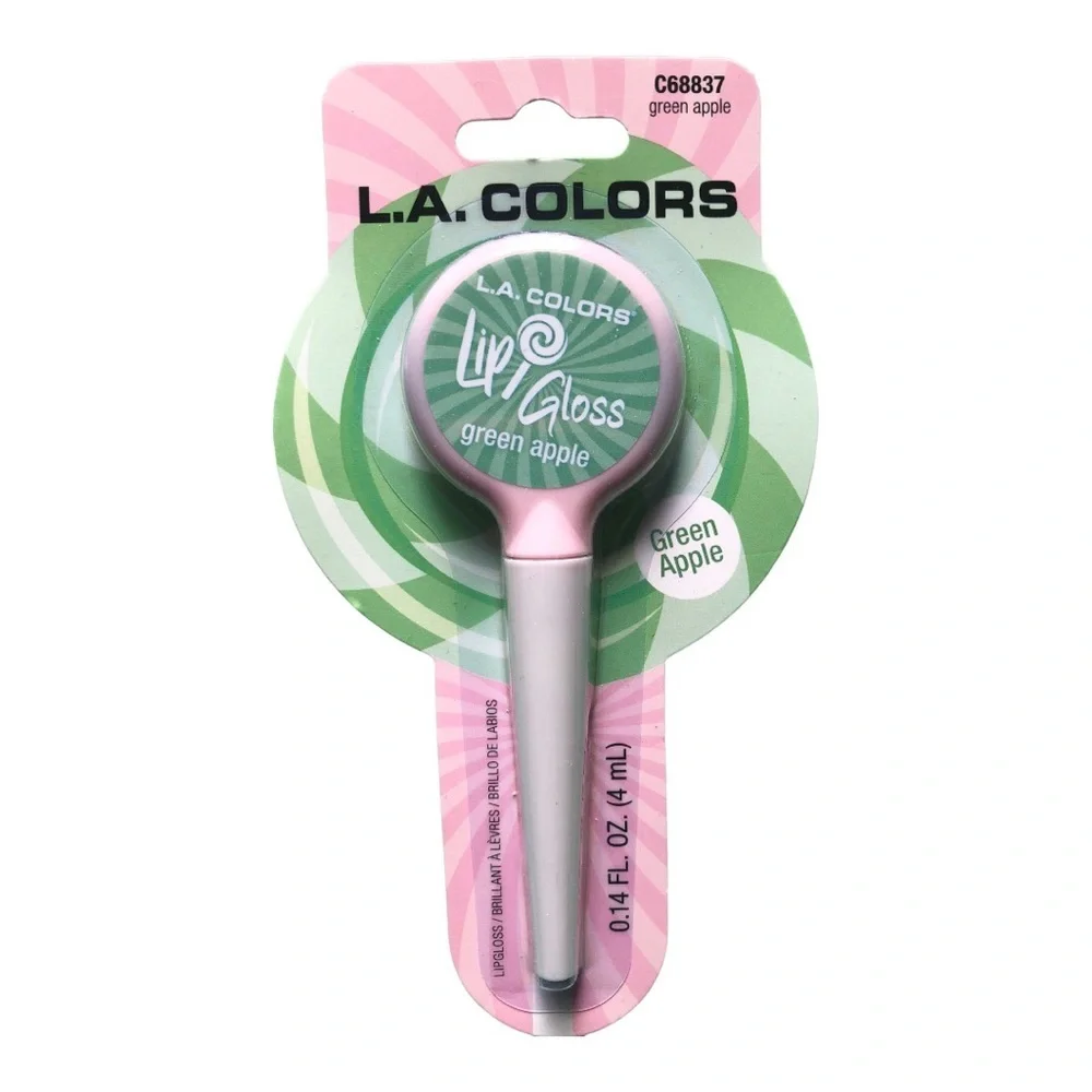 4 nostalgia lollipop lip balms bubble gum cotton candy mixed berries green apple